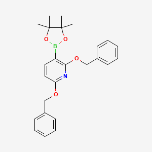 2,6-Bis(benzyloxy)-3-(4,4,5,5-tetramethyl-1,3,2-dioxaborolan-2-yl)pyridine - 2152673-80-6