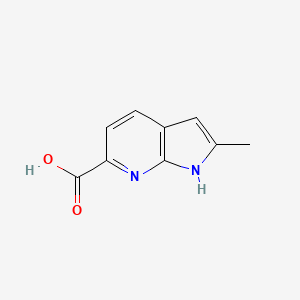 2-Methyl-1H-pyrrolo[2,3-b]pyridine-6-carboxylic acid - 1352396-16-7