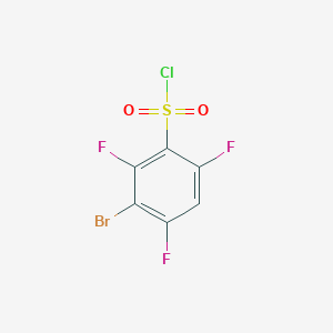 3-Bromo-2,4,6-trifluoro-benzenesulfonyl chloride - 2154410-88-3