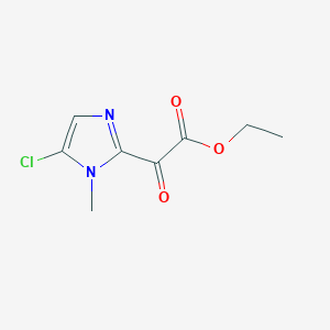 ethyl 2-(5-chloro-1-methyl-1H-imidazol-2-yl)-2-oxoacetate - 1210133-00-8