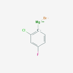 (2-Chloro-4-fluorophenyl)magnesium bromide - 1234212-37-3