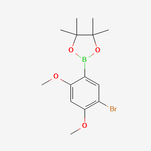 5-Bromo-2,4-dimethoxyphenylboronic acid, pinacol ester - 2121512-99-8