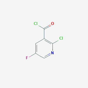 2-chloro-5-fluoropyridine-3-carbonyl chloride - 1020849-13-1