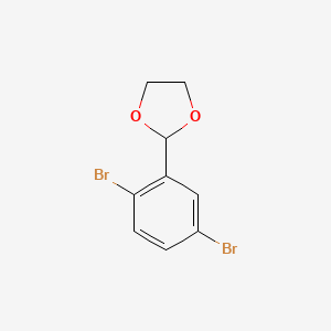 2-(2,5-Dibromophenyl)-1,3-dioxolane - 139194-78-8