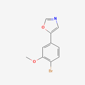 5-(4-bromo-3-methoxyphenyl)oxazole - 2379321-36-3