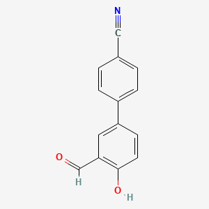 3'-Formyl-4'-hydroxy[1,1'-biphenyl]-4-carbonitrile - 769971-95-1