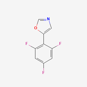 5-(2,4,6-Trifluorophenyl)oxazole - 2002792-02-9