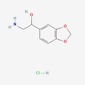 2-Amino-1-benzo[1,3]dioxol-5-yl-ethanol hydrochloride - 40288-57-1