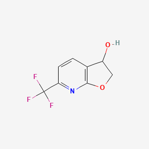 6-(Trifluoromethyl)-2,3-dihydrofuro[2,3-b]pyridin-3-ol - 2369036-69-9