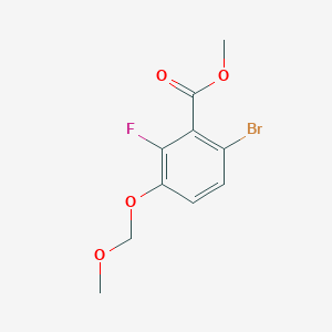 6-Bromo-2-fluoro-3-(methoxymethoxy)benzoic acid methyl ester - 2179038-52-7