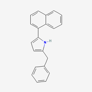 2-Benzyl-5-(1-naphthyl)-1H-pyrrole - 1858242-20-2