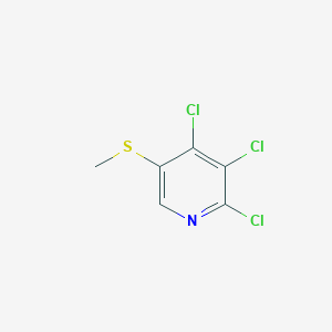 2,3,4-Trichloro-5-(methylsulfanyl)pyridine - 1879026-14-8