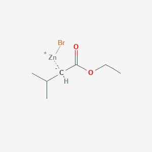 1-Ethoxy-3-methyl-1-oxobutan-2-ylzinc bromide, 0.50 M in ether - 38383-85-6