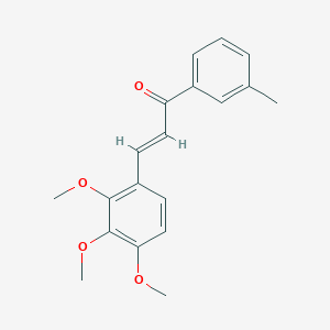 (2E)-1-(3-Methylphenyl)-3-(2,3,4-trimethoxyphenyl)prop-2-en-1-one - 1354941-35-7