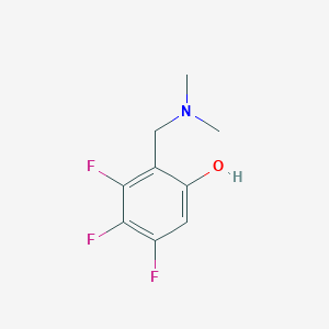 2-Dimethylaminomethyl-3,4,5-trifluoro-phenol - 704884-80-0