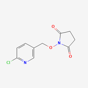 1-(6-Chloro-pyridin-3-ylmethoxy)-pyrrolidine-2,5-dione - 913699-31-7
