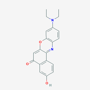 9-(Diethylamino)-3-hydroxy-5H-benzo[a]phenoxazin-5-one - 93397-90-1