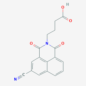 4-(5-Cyano-1,3-dioxo-1H-benzo[de]isoquinolin-2(3H)-yl)butanoic acid - 929519-89-1