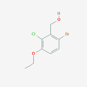 (6-Bromo-2-chloro-3-ethoxyphenyl)methanol - 2386676-58-8