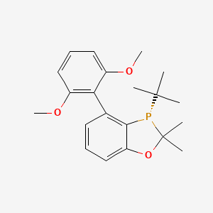 (S)-3-(tert-butyl)-4-(2,6-dimethoxyphenyl)-2,2-dimethyl-2,3-dihydrobenzo[d][1,3]oxaph osphole - 2227217-19-6