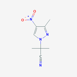 2-Methyl-2-(3-methyl-4-nitro-pyrazol-1-yl)propanenitrile - 2098581-80-5