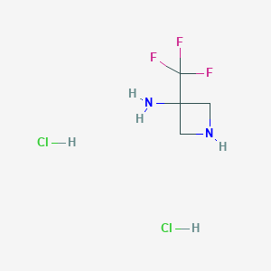 3-(Trifluoromethyl)azetidin-3-amine dihydrochloride - 2231674-32-9