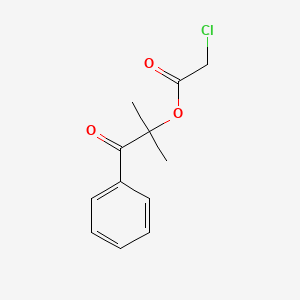 (2-methyl-1-oxo-1-phenylpropan-2-yl) 2-chloroacetate - 2241594-49-8