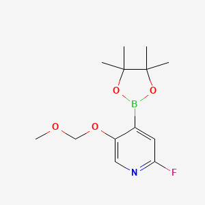 2-Fluoro-5-(methoxymethoxy)-pyridin-4-ylboronic acid pinacol ester - 2121515-16-8