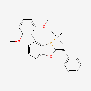 (2S,3S)-2-benzyl-3-(tert-butyl)-4-(2,6-dimethoxyphenyl)-2,3-dihydrobenzo[d][1,3]oxaphosphole - 1373432-13-3