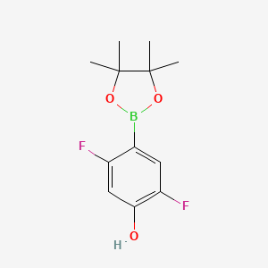 2,5-Difluoro-4-hydroxyphenylboronic acid pinacol ester - 1817835-85-0