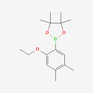 4,5-Dimethyl-2-ethoxyphenylboronic acid, pinacol ester - 2121514-05-2