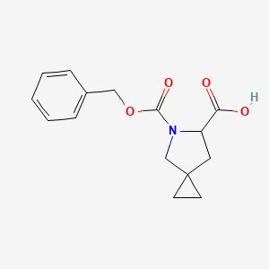 5-[(Benzyloxy)carbonyl]-5-azaspiro[2.4]heptane-6-carboxylic acid - 1801899-61-5