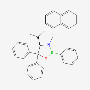 (S)-4-Isopropyl-3-(1-naphthylmethyl)-2,5,5-triphenyl-1,3,2-oxazaborolidine - 850661-66-4