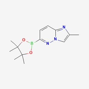 2-Methyl-6-(4,4,5,5-tetramethyl-1,3,2-dioxaborolan-2-yl)imidazo[1,2-b]pyridazine - 1353584-74-3
