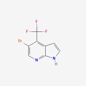 5-Bromo-4-(trifluoromethyl)-1H-pyrrolo[2,3-b]pyridine - 1092579-98-0