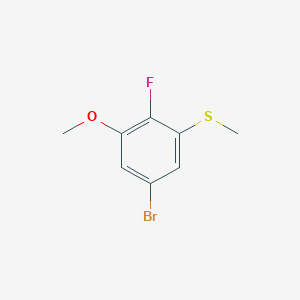 (5-Bromo-2-fluoro-3-methoxyphenyl)(methyl)sulfane - 2091705-75-6