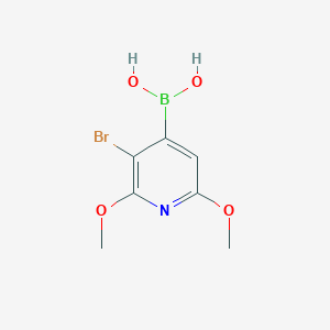 (3-Bromo-2,6-dimethoxypyridin-4-yl)boronic acid - 2121513-58-2