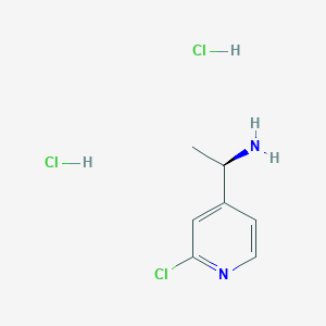 (R)-1-(2-Chloropyridin-4-yl)ethan-1-amine dihydrochloride - 1391443-90-5