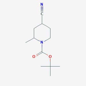 tert-Butyl 4-cyano-2-methylpiperidine-1-carboxylate - 866560-07-8
