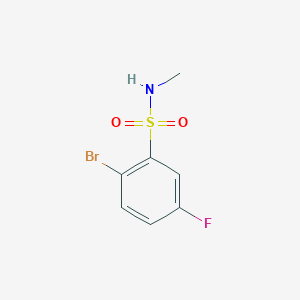 2-Bromo-5-fluoro-N-methylbenzene-1-sulfonamide - 1864395-60-7