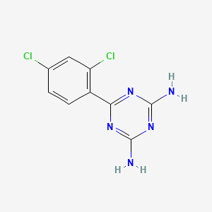 6-(2,4-Dichlorophenyl)-1,3,5-triazine-2,4-diamine - 57381-46-1