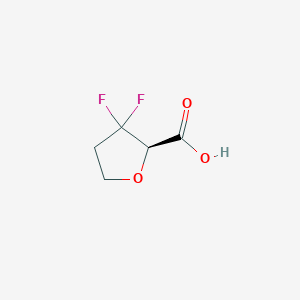 (2R)-3,3-Difluorooxolane-2-carboxylic acid - 2165695-87-2