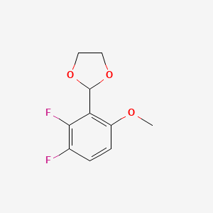 2-(2,3-Difluoro-6-methoxyphenyl)-1,3-dioxolane - 773087-20-0