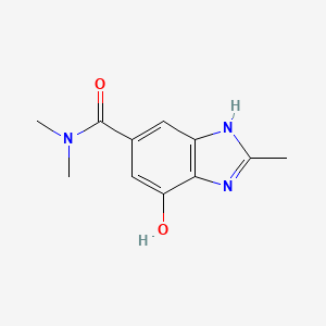 4-Hydroxy-N,N,2-trimethylbenzimidazole-6-carboxamide - 2168520-25-8