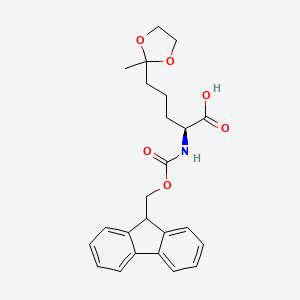 (S)-Fmoc-2-amino-5-(2-methyl-1,3-dioxolan-2-yl)-pentanoic acid - 1795781-13-3