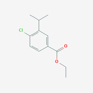 4-Chloro-3-(1-methylethyl)-benzoic acid ethyl ester - 1008529-62-1