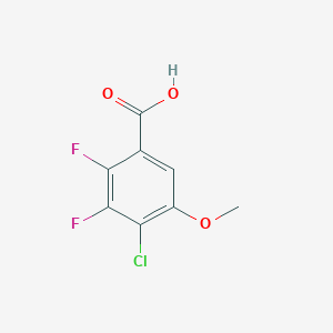 4-Chloro-2,3-difluoro-5-methoxybenzoic acid - 1879026-31-9