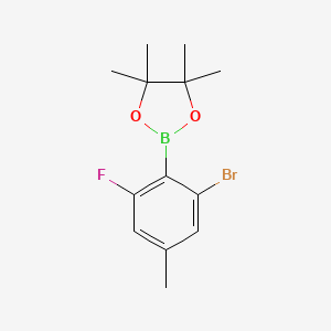 2-Bromo-6-fluoro-4-methylphenylboronic acid pinacol ester - 2121512-27-2
