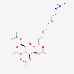 (2-(2-(2-Azidoethoxy)ethoxy)ethyl)-2,3,4,6-tetra-O-acetyl-alpha-D-mannopyranoside - 153252-68-7