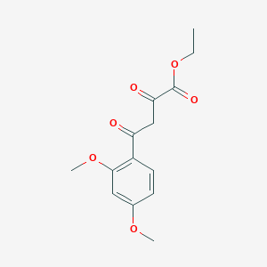 4-(2,4-Dimethoxy-phenyl)-2,4-dioxo-butyric acid ethyl ester - 80081-75-0
